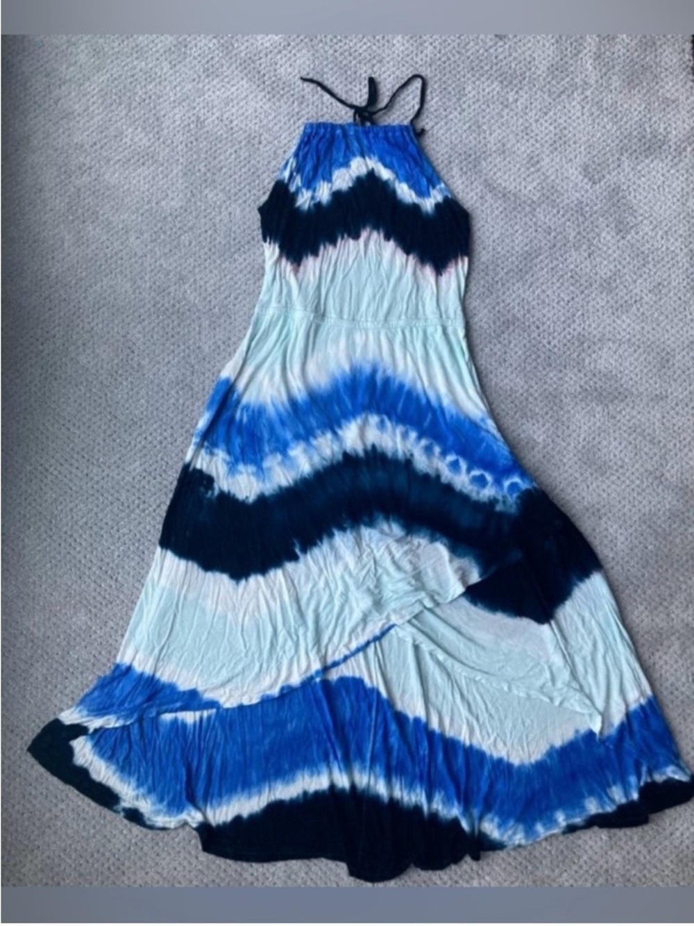 WD.NY Bright Blue Dress with Branded Label